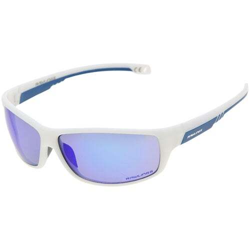Rawlings Adult Sport Sunglasses - White Frame / Blue Mirror 1020966.LTS