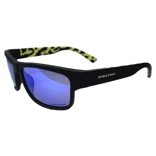 Rawlings Adult Sport Sunglasses - Black Frame / Purple Mirror Lens 10260964.LTS