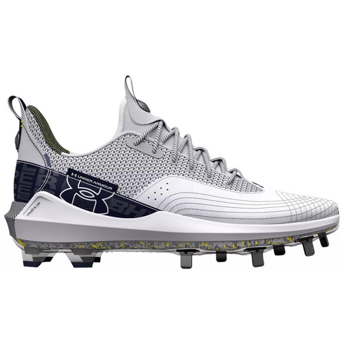Under Armour Harper 7 ST Low Metal Cleats - White/Navy