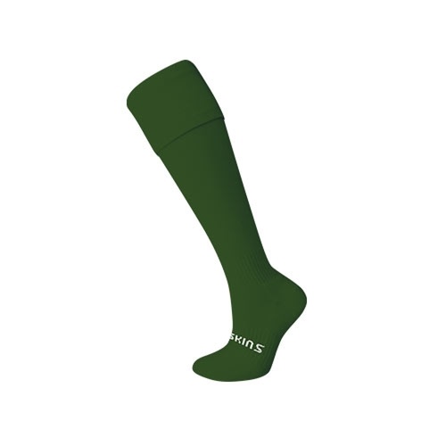 Thinskins Plain Baseball/Softball Socks - Green