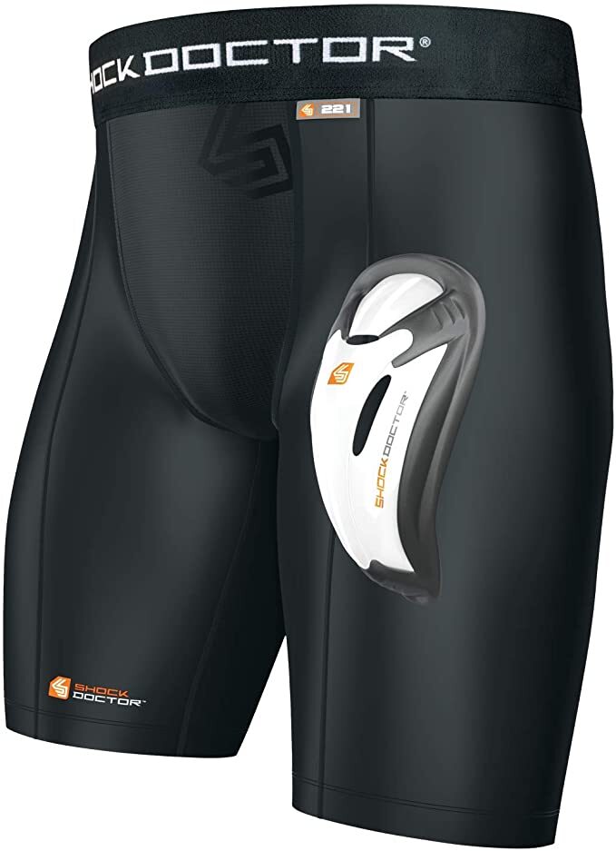 Shock Doctor Core Double Compression Short w Bio-Flex Cup