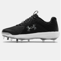 Black and yellow hot sale under armour cleats