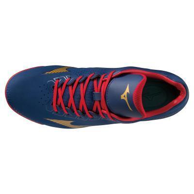 Mizuno Wave Lightrevo TPU Moulded Cleats Navy Red