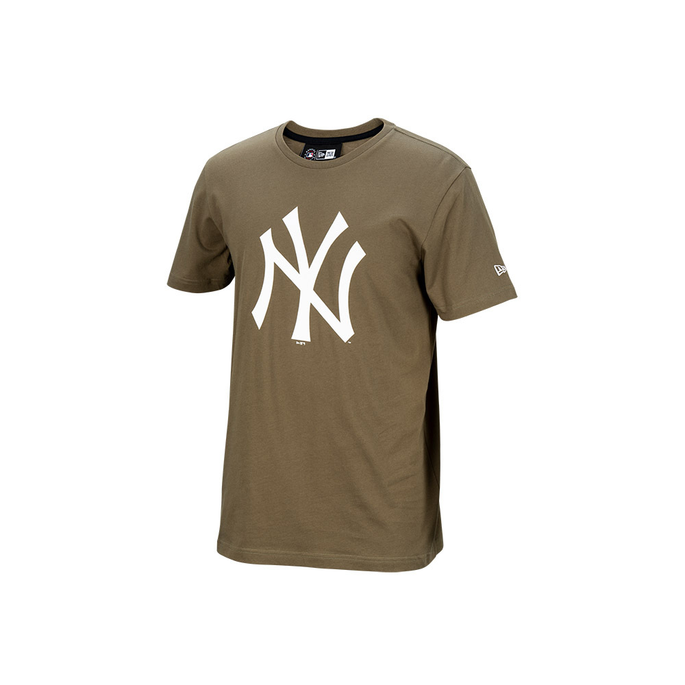 T-Shirt New Era Sea Team Logo MLB New York Yankees - New Olive/Red