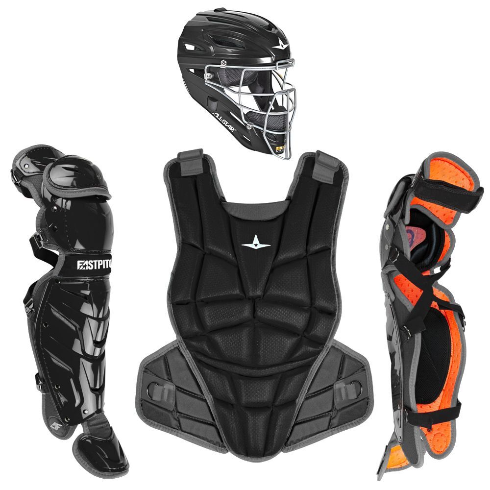 Wilson C1K Pro Stock Adult Baseball Catcher's Gear Set Kit 