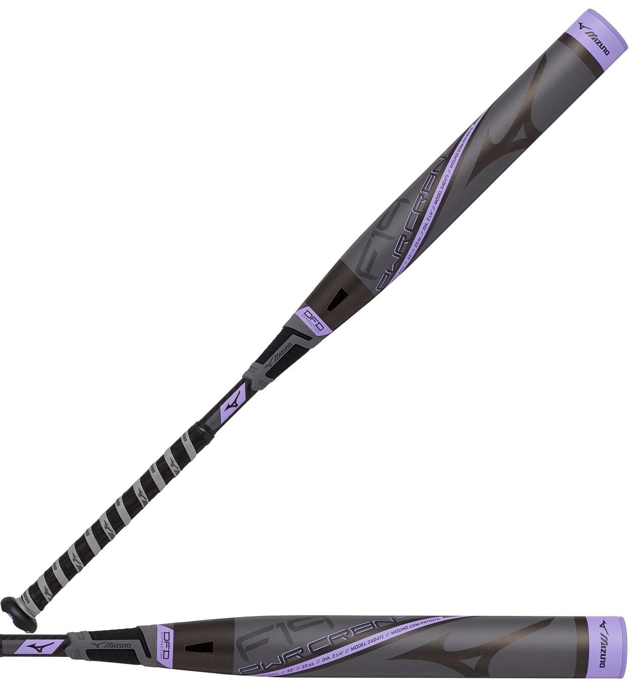 Mizuno F19PWR CRBN Fastpitch Softball Bat (10)