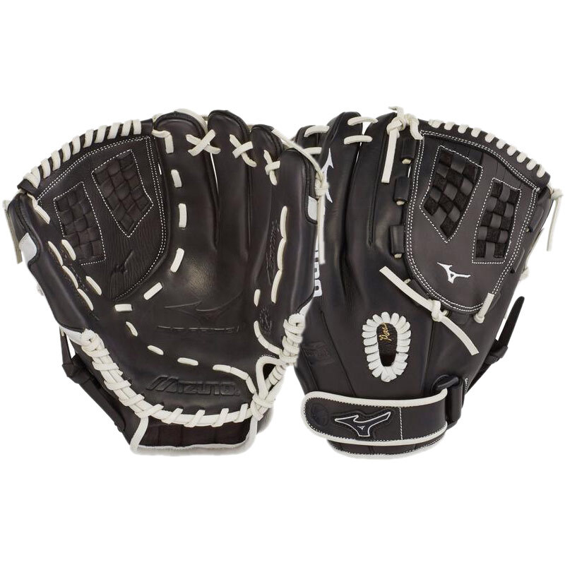 black mizuno softball gloves