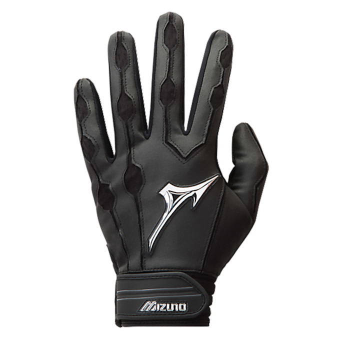 Mizuno Covert Adult Batting Gloves Black