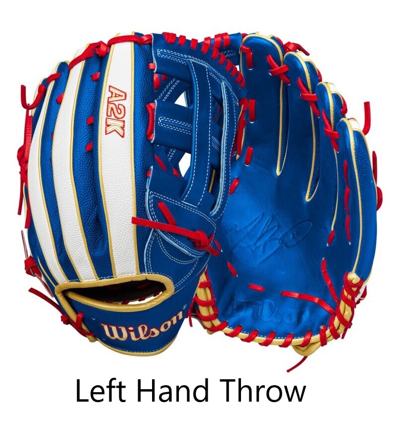 Wilson 2023 Mookie Betts A2K LHT MB50 GM 12.5 inch Outfield Baseball Glove Left Hand Throw