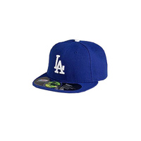 dodgers fitted trucker hat