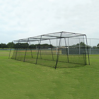 Batting Tunnel Fully Enclosed Net (Net Only) - 55 foot