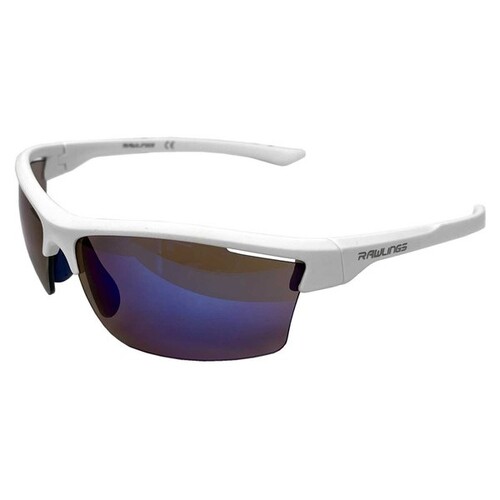 Rawlings Youth Sport Sunglasses - White Frame / Blue Lens