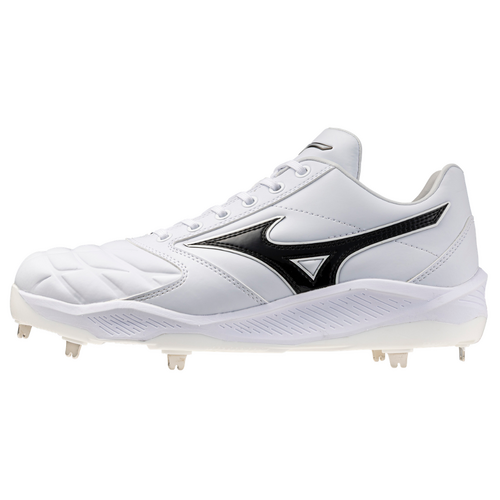 Mizuno Pro Select Metal Cleats - White/Black