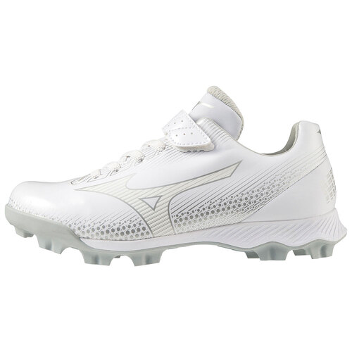 Mizuno Wave LightRevo Jnr YOUTH Moulded Cleats White