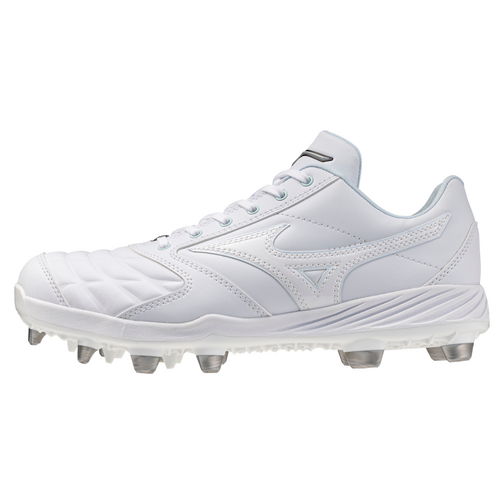 Mizuno CushionRevo ProSelect FP WOMENS Moulded Cleats - White/White
