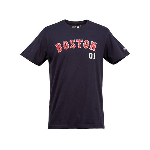 New Era Boston Red Sox Lockup '01 T-Shirt - Official Team Colours