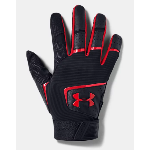 Under Armour Clean Up Batting Gloves Black/Red