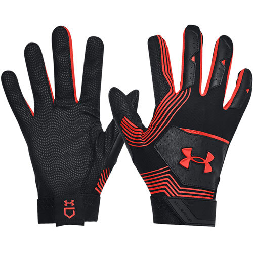 Under Armour Cleanup Batting Gloves - ORANGE 1365461-004