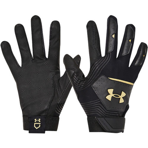 Under Armour Cleanup Batting Gloves - BLACK 1365461-005