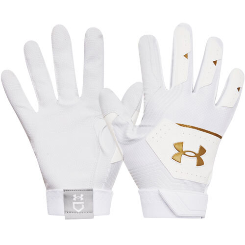 Under Armour Cleanup Batting Gloves - WHITE 1365461-101