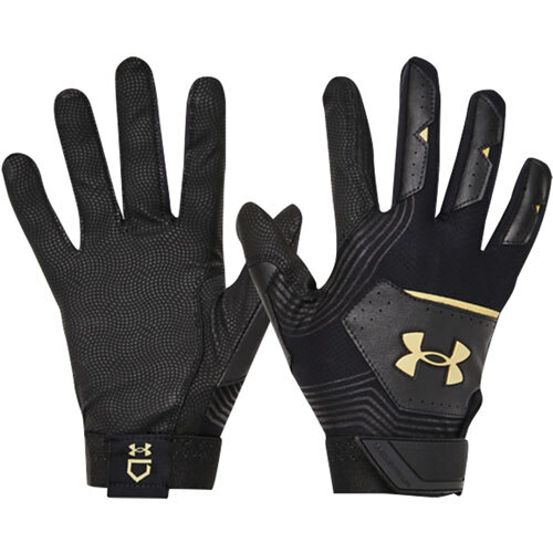 Under Armour Cleanup YOUTH Batting Gloves BLACK 1365462-002