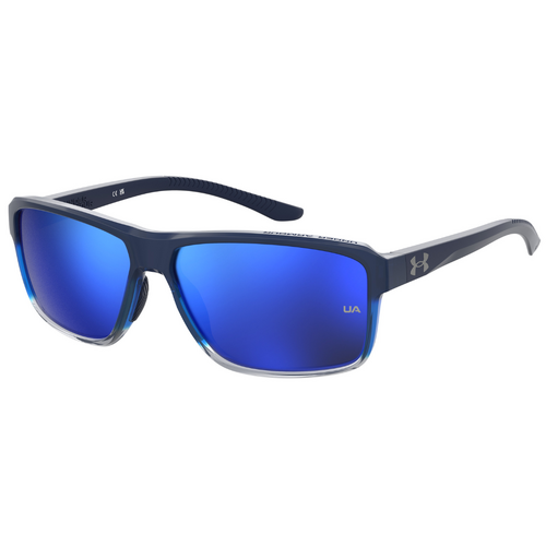 Under Armour UA Kickoff Sunglasses - Blue Frame / Blue Mirror Lens 0MX 62-13-145