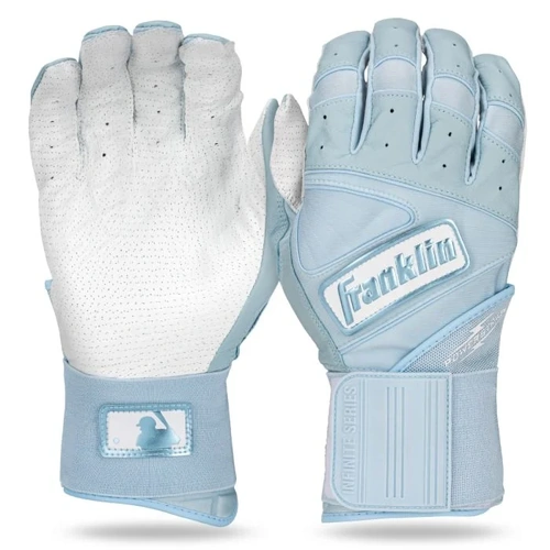 Franklin Powerstrap Infinite Batting Gloves - Carolina Blue