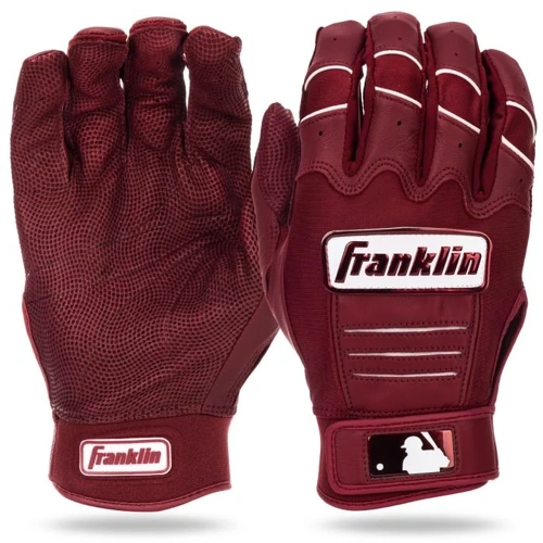 Franklin CFX PRO HI-LITE Batting Gloves - Maroon