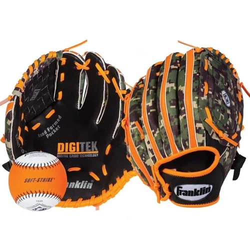 Franklin RTP DIGITEK Youth Glove 9.5 inch - Orange