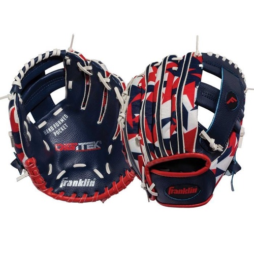 Franklin RTP DIGITEK Youth Glove 9.5 inch - Navy/Red