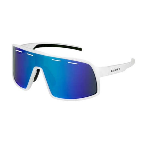 Carve SIERRA Performance Sunglasses - White/Blue Iridium