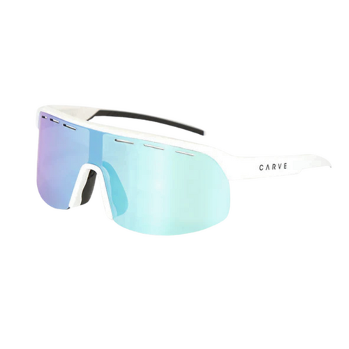 Carve VELOCITY Performance Sunglasses - White/Rose/Blue