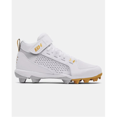 Under Armour Harper 6 MID RM Moulded Cleats WHITE