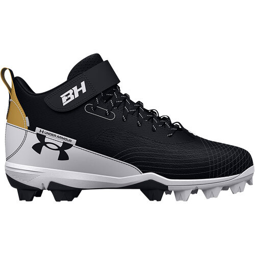 Under Armour Harper 7 MID RM Moulded Cleats - Black