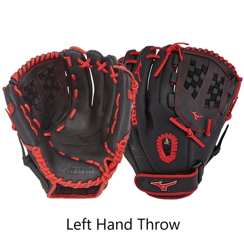 Mizuno MVP PRIME SE Softball Glove 12.5 inch Black/Red LHT