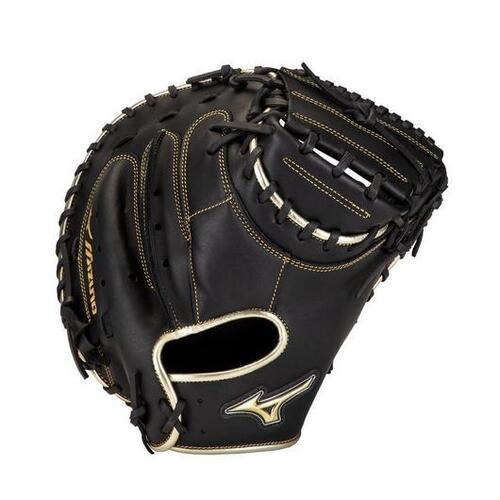 Mizuno MVP Prime SE Baseball Catchers Glove 34 inch Black/Gold GXC50PSE8