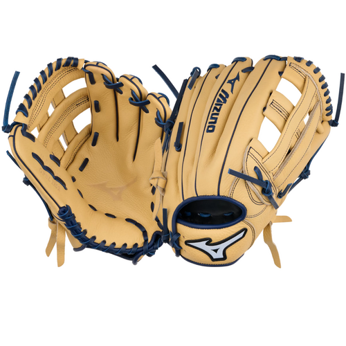 Mizuno Prospect Select Youth Glove 11.5 inch - Blonde/Navy