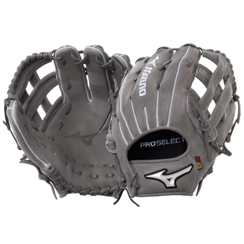 Mizuno 2027 Pro Select Outfield Glove 12.75 inch - Grey GPS74D