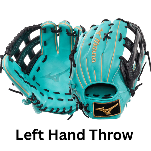 Mizuno MVP Prime Outfield LHT Baseball Glove 12.75 inch - Hisui Teal - Left Hand Throw