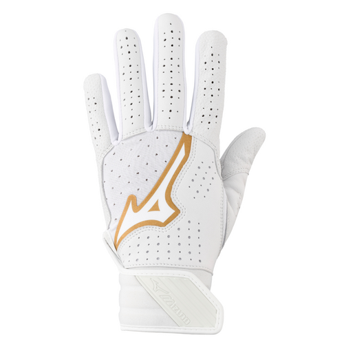 Mizuno Pro Select LADIES Batting Gloves - White