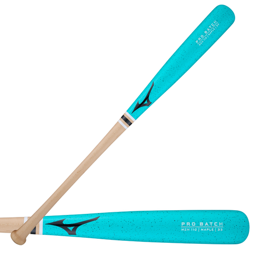 Mizuno Pro Batch MZM 110 Maple Baseball Bat - Green/Natural