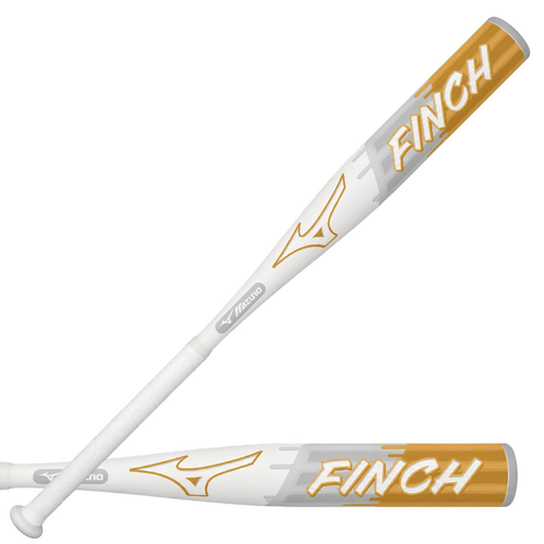 Mizuno 2026 Finch Fastpitch Softball Bat -13 - White/Gold