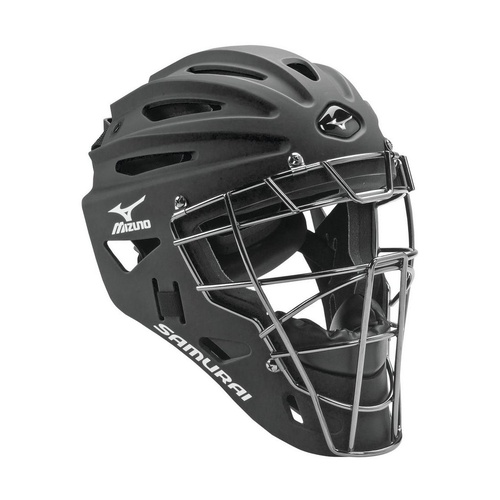 Mizuno Samurai G4 Adult Catcher's Helmet Black