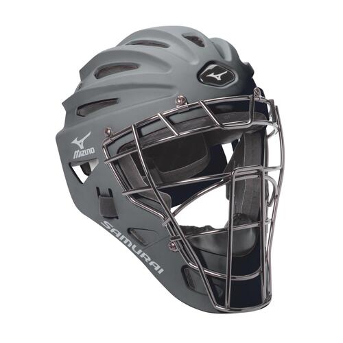 Mizuno Samurai G4 Adult Catcher's Helmet Grey