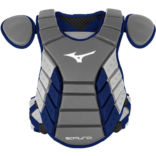 Mizuno Samurai Adult Chest Protector 16 inch Navy