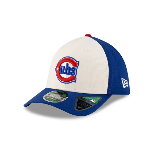 New Era 39Thirty M-Crown Chicago Cubs Cap - White Crown