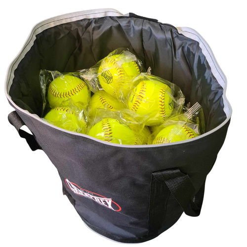 Ball Bag with 4 DOZ 12 inch Softballs