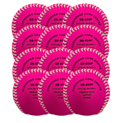 GTX BB-850P PINK Major League 9 inch Baseball - Dozen