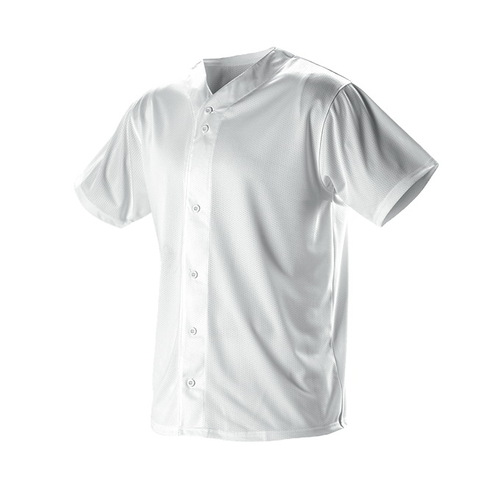 Plain Button Front Baseball Jersey Uniform Top - Assorted Colours - Made in Australia