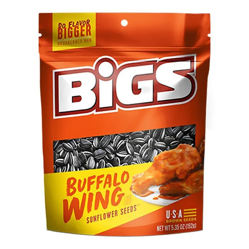 BIGS Sunflower Seeds 5.35 oz - Buffalo Wing